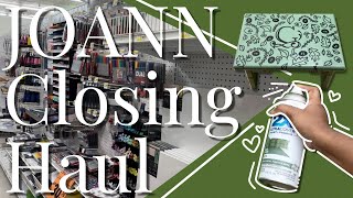 JOANN Closing Haul | Mini Art Supply Haul and Craft Project 🍄‍🟫
