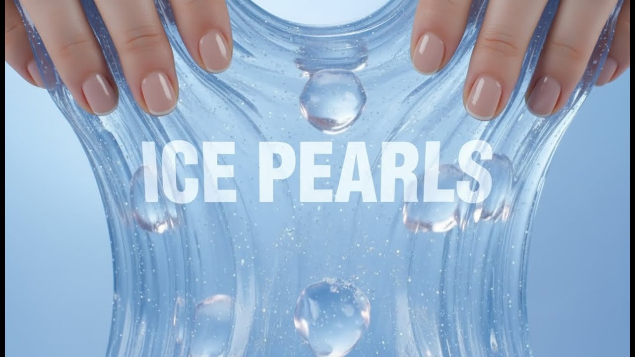 ICE PEARLS ASMR | Glass-Clear Stretching & Crunch