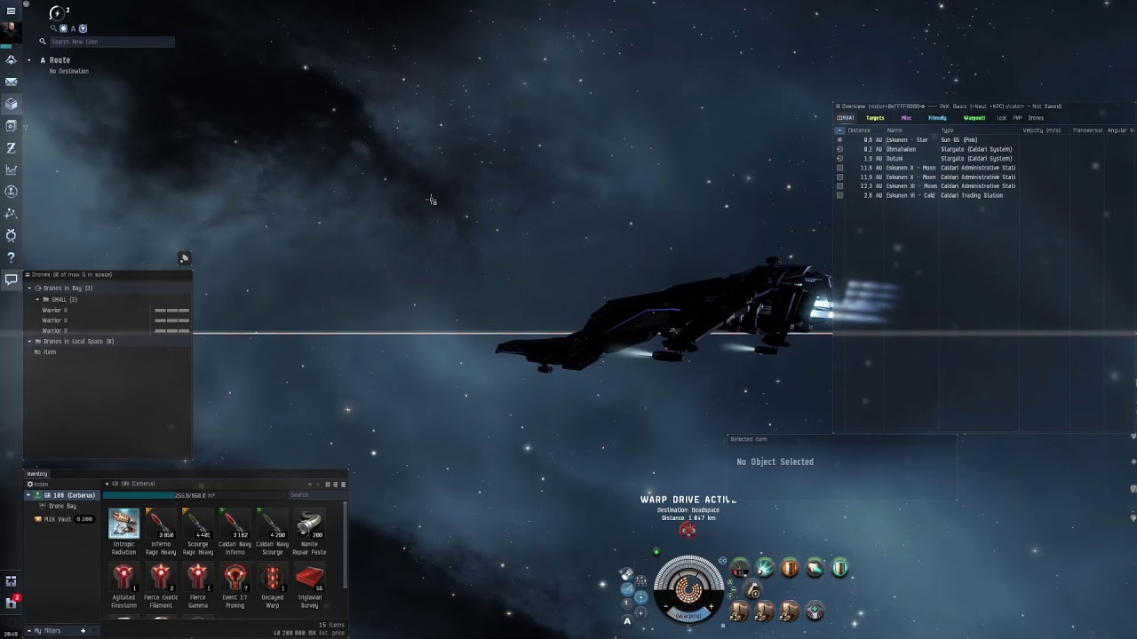 [EVE ONLINE] T3 Exotic Active Tank Cerberus YouTube