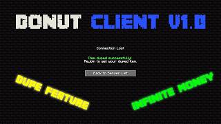 BEST DONUTSMP CLIENT - DONUT CLIENT | DUPE 1.20.2