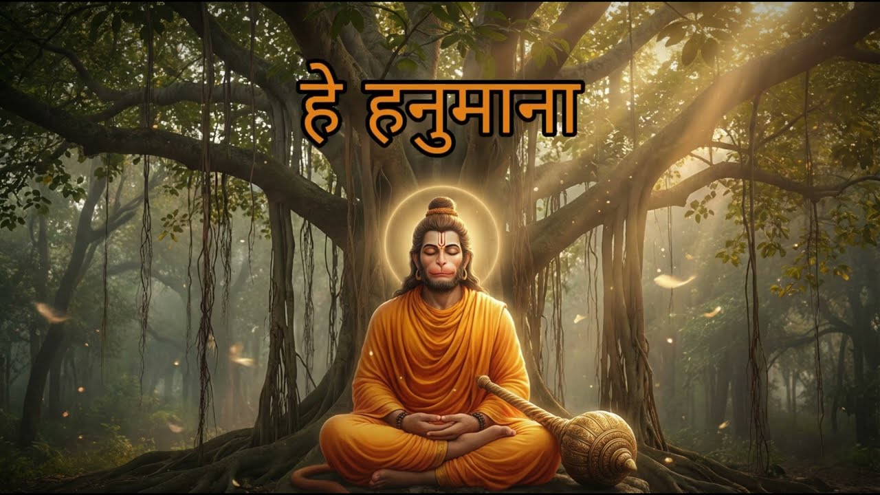 हे हनुमाना 🙏 | Powerful Hanuman Bhajan | Peaceful Divine Vibes | DevAI Darshan