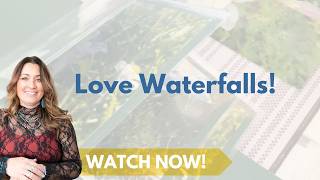 Interactive Waterfall Photo Feature in My Wildflowers Scrap Journal 🌸 | Scrapbooking Idea