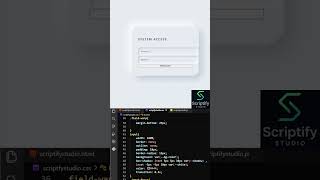 Futuristic Login UI 🔥 Neumorphism Design in HTML &amp; CSS (No JS)  #coding #htmlcssjavascript #shorts