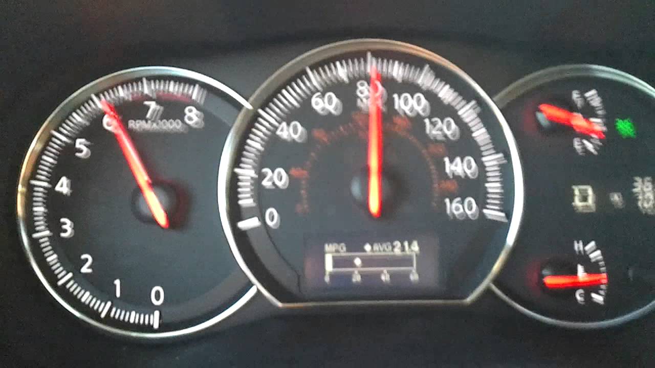 2012 Nissan Maxima  0 - 100mph