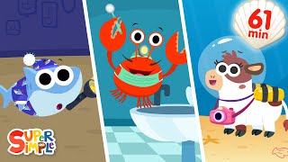 Finny The Shark Full Episode Compilation | Kids Cartoon | Under The Sea by Finny The Shark 1,295,368 views 1 year ago 1 hour, 1 minute