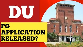 Du pg Admission 2022 | du pg entrance exam 2022 | du pg form 2022 | du pg Admission Process,kaise le