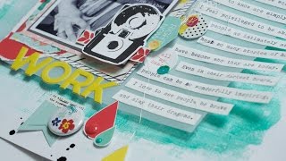 Scrapbooking Process: All in a Day's Work