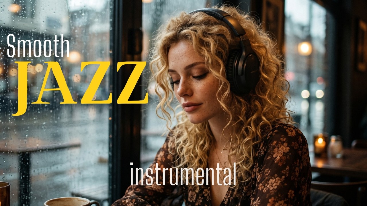 Stay for Another Song ☕🌙 Relaxing Night Café Jazz - YouTube