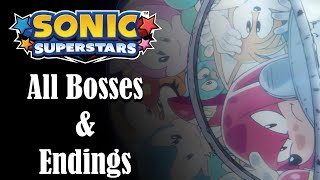 Sonic Superstars - All Bosses & Endings (Main,Trip & Last Story)