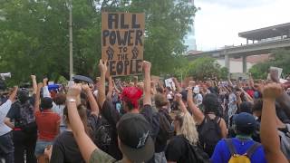 Miami Downtown Protests, BLM protesters march and take over Dade County Courthouse steps!