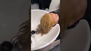 Full blonde color + locs mentenance Profile