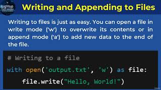 12 Python Modules, Packages & File Handling Read, Write, Delete Files Explained