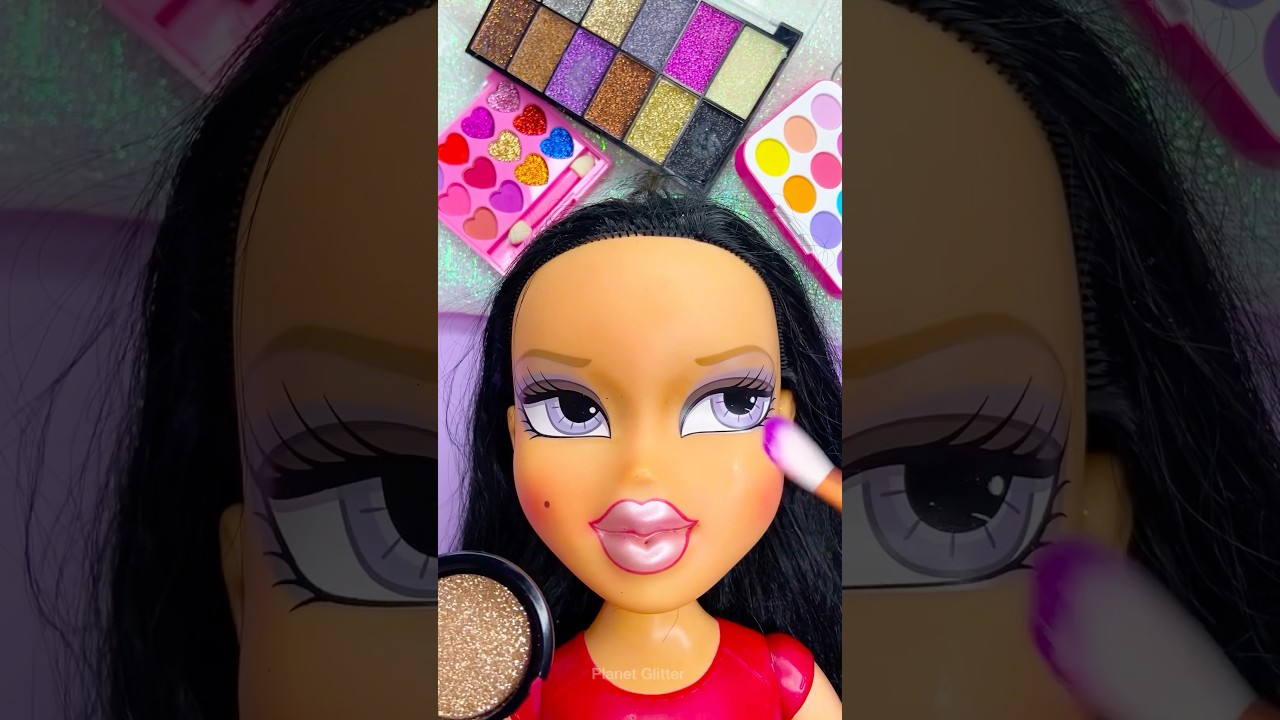 ASMR Satisfying with Unboxing & Review Mannequin Makeup Skincare Sounds Video Fast Gold glow up