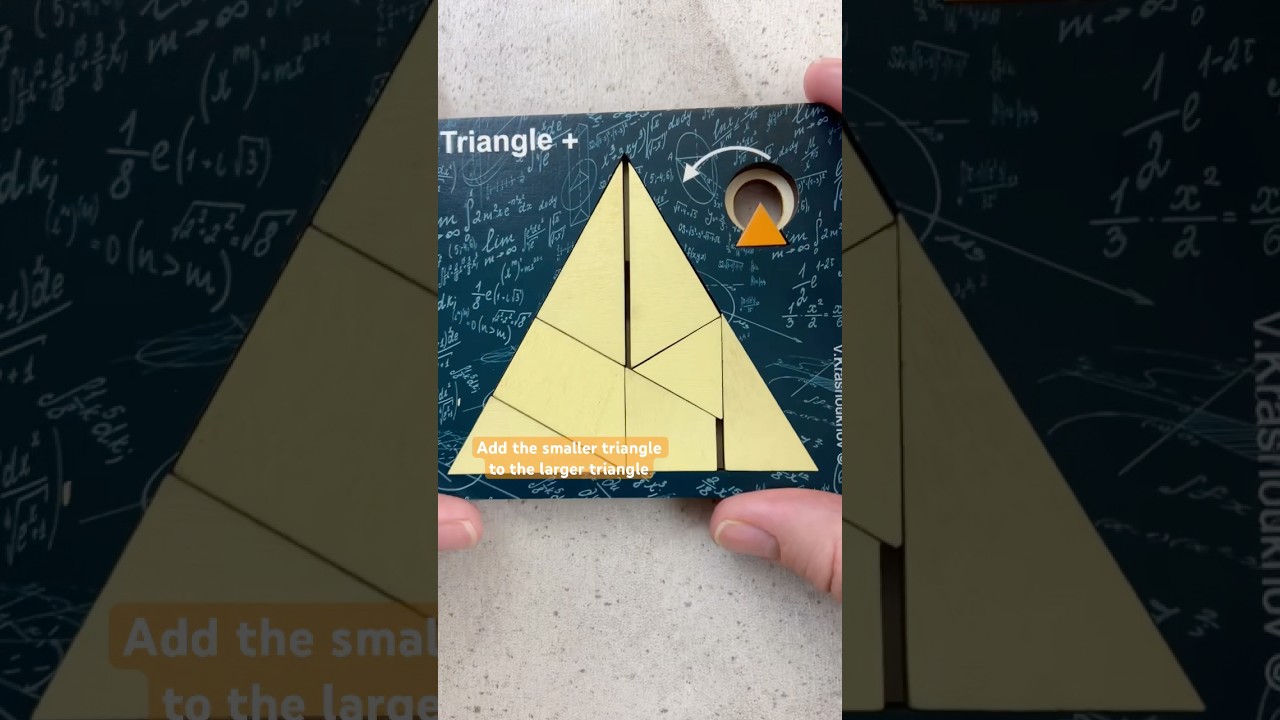 It’s not complete until you + the small triangle to the frame. 