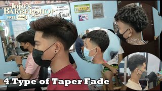 4 Types of Taper Fade By Jojos Barber Shop screenshot 1