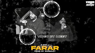 Farar Official Video G Dot J Prod. Sarbajit V3Nom Records Latest Rap Song 2023