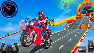 Extreme Motorcycle Stunt Racing 🤯 | Real Bike Stunt Game 2025 || ANDROID GAMEPLAY || screenshot 5
