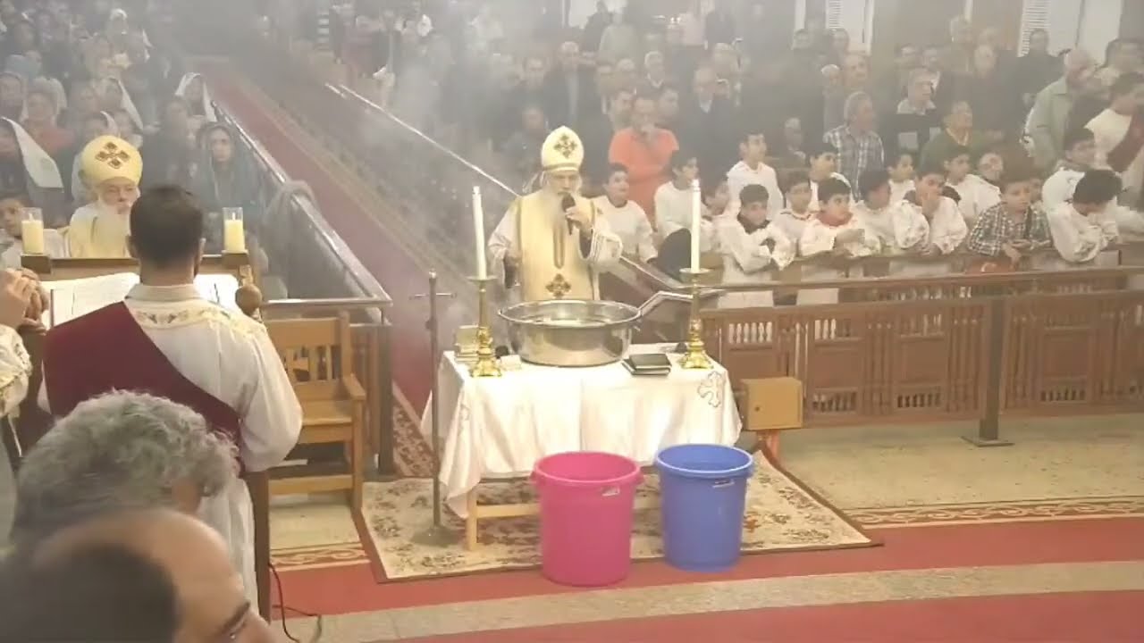 قداس عيد الغطاس من كنيسة العذراء مريم بالزيتون 20-1-2024