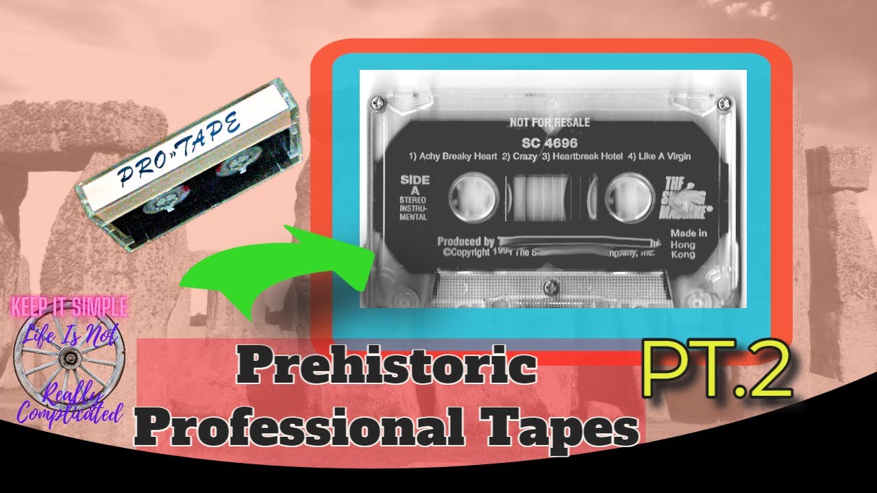 Vintage "Singing Machine" Cassette Tape ( Lets Play Two Old Cassette