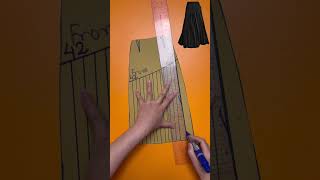 How to Draft a Double-Layer Micro Pleated Skirt Pattern ✂️✨ #sewing #pattern #skirt