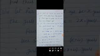 Applications Of Quadratic Equations For Solving Problems On Ages