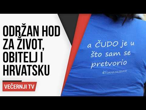 U Kninu je održan Hod za život, obitelj i Hrvatsku