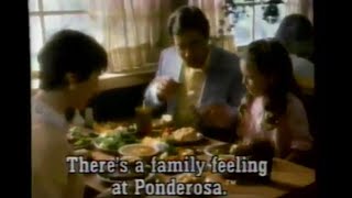 1987 Ponderosa Restaurant Had your fill of BBQ TV Commercial