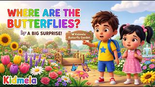 🦋 Butterfly Garden Adventure | A Fun Kids Story About Nature & Kindness | Kidmela #kidsstory