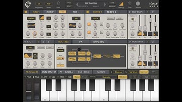 SynthMaster One iOS - Tutorial: Exploring the synth Part 5, Amp Envelopes Modulation ADSR