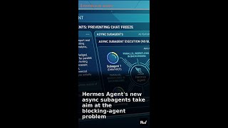 Hermes Agent's new async subagents take aim at the blocking-agent problem #Shorts