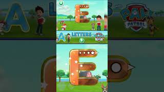 Learn to write Uppercase Letter E of the English Alphabet with Chase & Marshall | Paw Patrol Academy