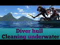 Diver hull cleaning underwater | Hull cleaning | Underwater Hull Cleaning