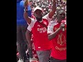 Arsenal Fan celebration Narobi Kenya