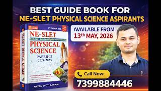 Launching “NE-SLET Physical Science” Book | Special Video for Aspirants