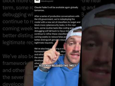 Claude’s new model fable 5 is BACK! #claude #claudeai #claudetiktok #ai #aitips