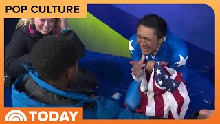 See Elana Meyers Taylor Celebrate Gold Medal With Her Sons