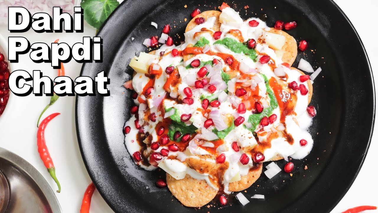 Crispy Dahi Papdi Chaat From Scratch - Homemade Crispy Papdi | Kanak