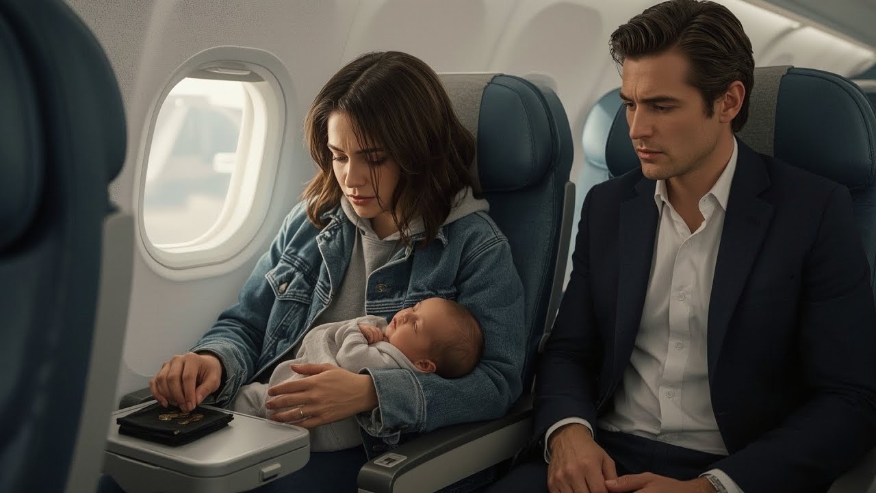 A Poor Single Mom Counted Her Last Coins on the Plane — The CEO Beside Her Changed Everything