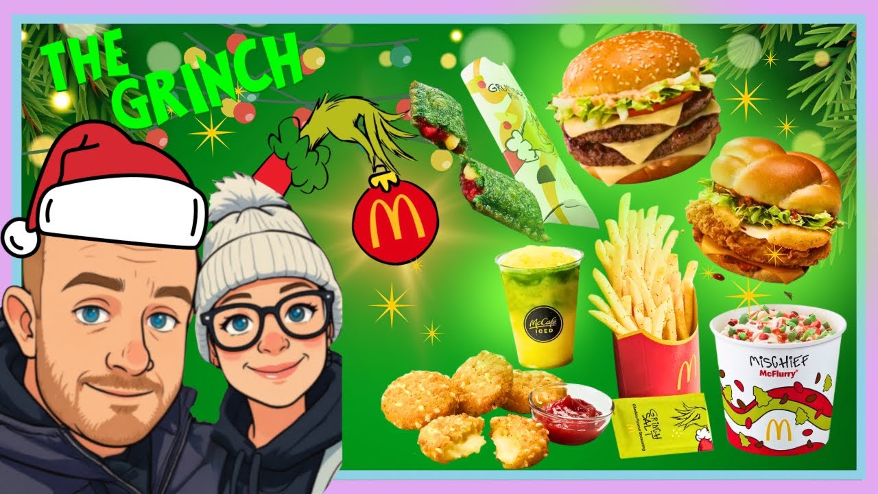 Рождественское меню Гринча в Макдоналдсе