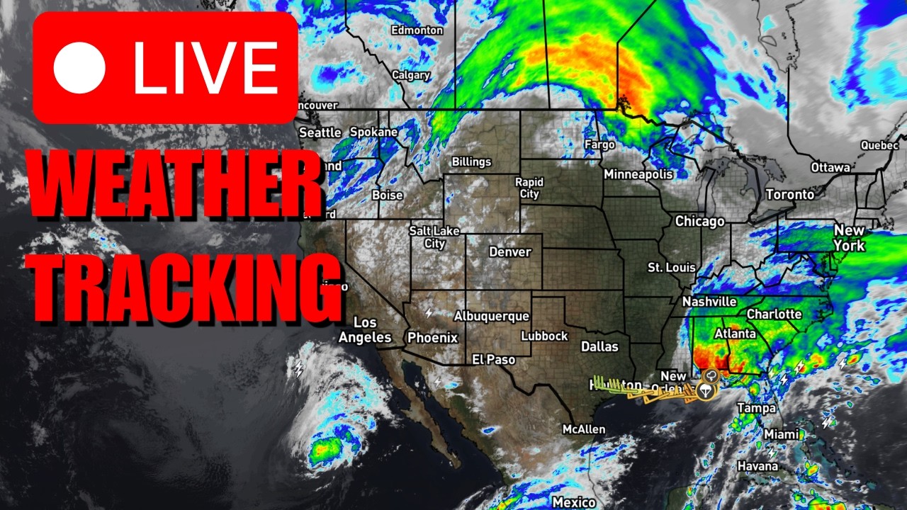 LIVE United States Weather - A Look at Tropical Systems - Upcoming Weather for Pacific Northwest