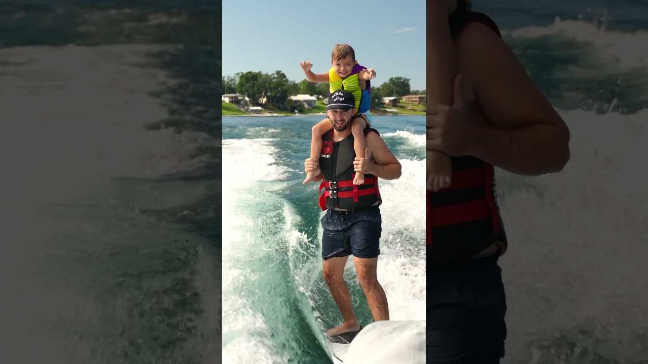 Wakesurfing Behind Yamaha 222X 2023