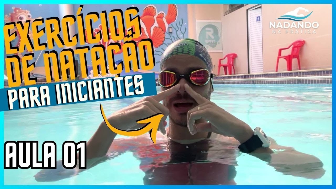 NATACÃO PARA INICIANTES AULA 1 /EXERCÍCIOS DE RESPIRAÇÃO