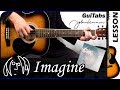 How to play imagine   john lennon   guitar lesson   guitabs n157