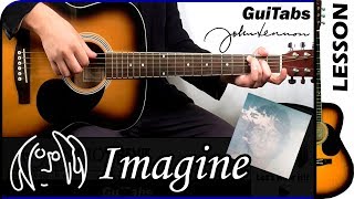 How to play IMAGINE ✌ - John Lennon 👓 / GUITAR Lesson 🎸 / GuiTabs N°157