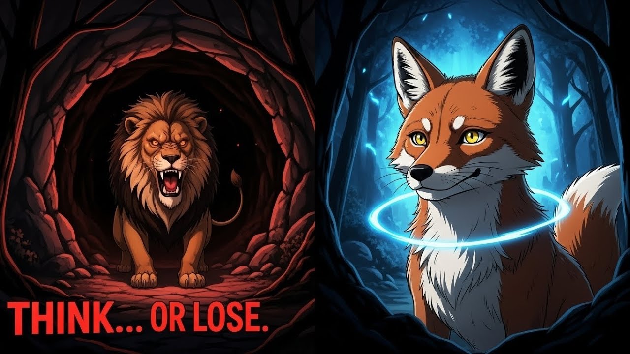 “సింహాన్ని మోసం చేసిన నక్క | తెలివి శక్తికన్నా గొప్పది” |  SUCCESS MIND HUB TV