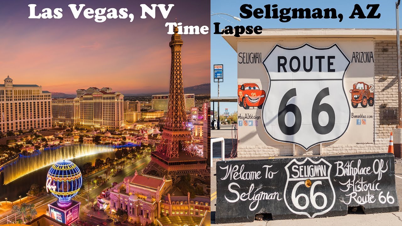 Las Vegas, NV to Seligman, AZ Drive Time Lapse YouTube