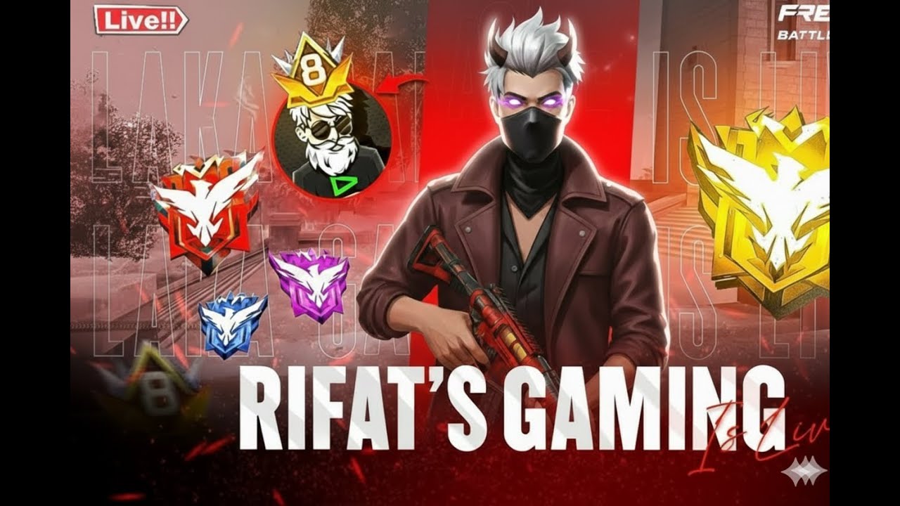 🔴[Live] 🔥New Season Grandmaster Road Top-1🔥-Garena Free Fire👽!!