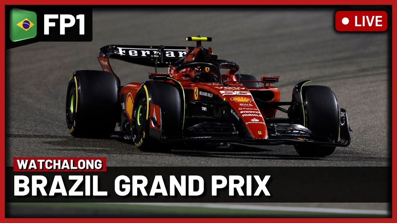 F1 Live - Brazil GP Free Practice 1 Watchalong Live timings + Commentary 