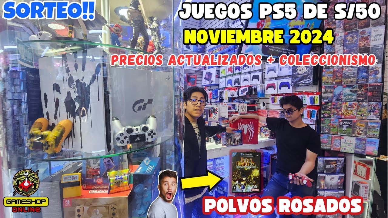 VISITAMOS NUEVA TIENDA DE VIDEOJUEGOS EN POLVOS ROSADOS - PRECIOS ACTUALIZADOS NOVIEMBRE 2024 (PS5)
