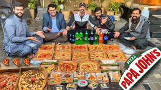 WE ORDERED ENTIRE MENU OF PAPA JOHNS - Challenge